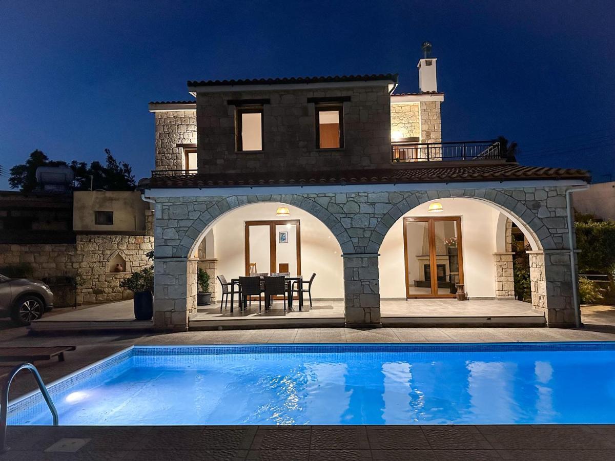 Almond Grove Luxury Villa Wprivate Pool Simou Екстериор снимка